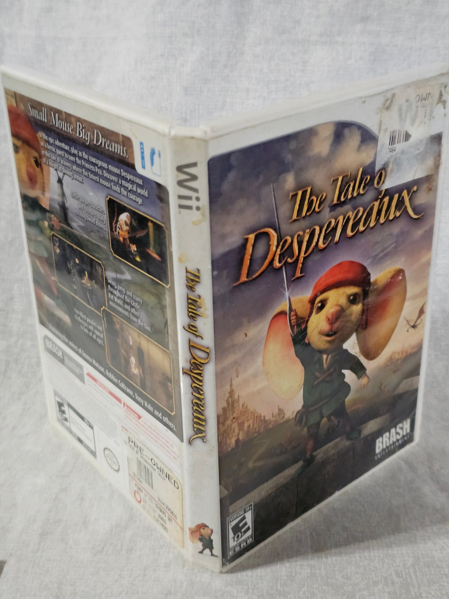 The Tale of Despereaux Nintendo Wii 2008 Complete Tested Works CIB With Manual - Movie Tie-In Adventure Platformer Kids Family Game