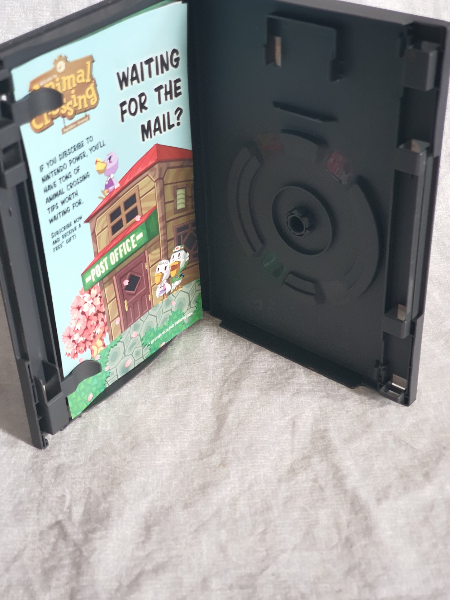 Animal Crossing Nintendo GameCube Game OEM Case Manual Case No Game Memory Card