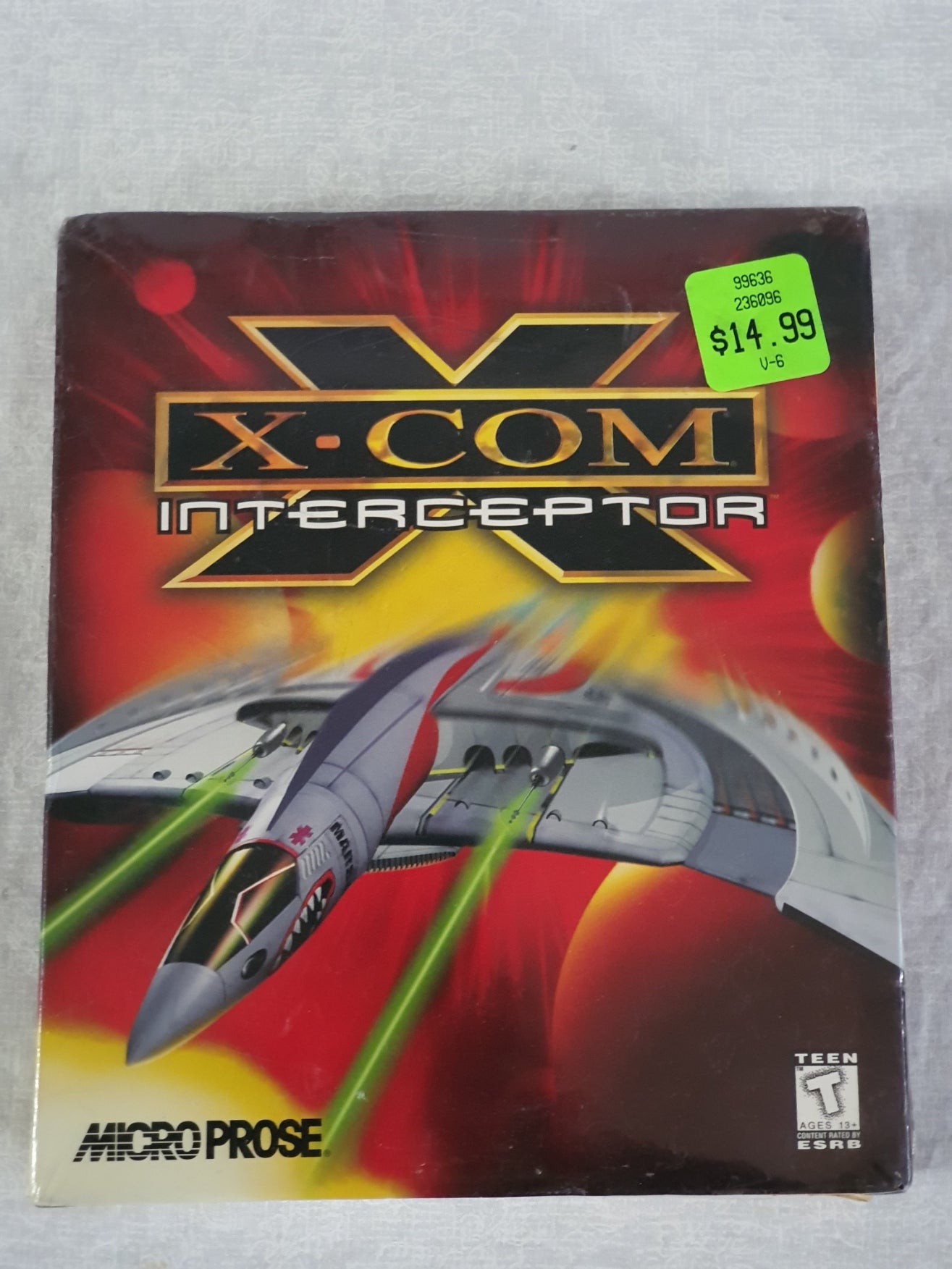 X-COM Interceptor (1999) PC NEW Factory Sealed BIG BOX US Retail Store Edition 1st Print - MicroProse Space Combat Sim RARE Collector VGA!!!