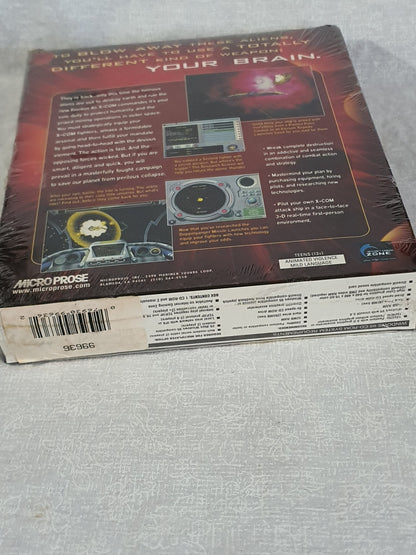 X-COM Interceptor (1999) PC NEW Factory Sealed BIG BOX US Retail Store Edition 1st Print - MicroProse Space Combat Sim RARE Collector VGA!!!