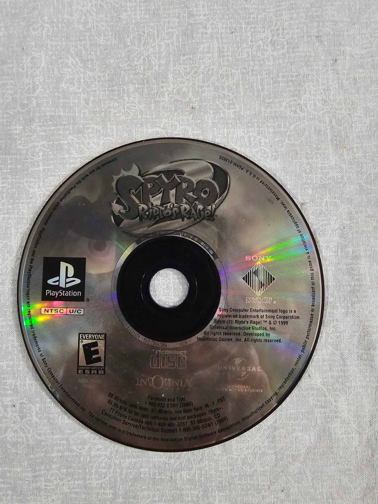 Spyro Ripto's Rage Greatest Hits Sony PlayStation 1 PS1 1999 Y2K Retro Classic Platformer - Insomniac Games - Tested Works - Y2K Era