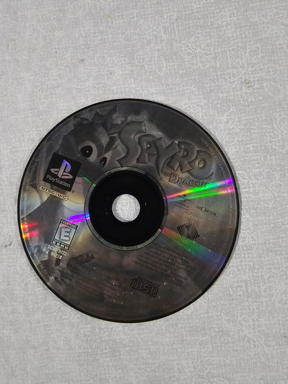 Spyro the Dragon Greatest Hits Sony PlayStation 1 PS1 1999 Disc Good Tested Works - Insomniac Games Classic Platformer - PS1