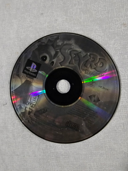 Spyro the Dragon Greatest Hits Sony PlayStation 1 PS1 1999 Disc Good Tested Works - Insomniac Games Classic Platformer - PS1