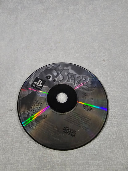 Spyro the Dragon Greatest Hits Sony PlayStation 1 PS1 1999 Disc Good Tested Works - Insomniac Games Classic Platformer - PS1