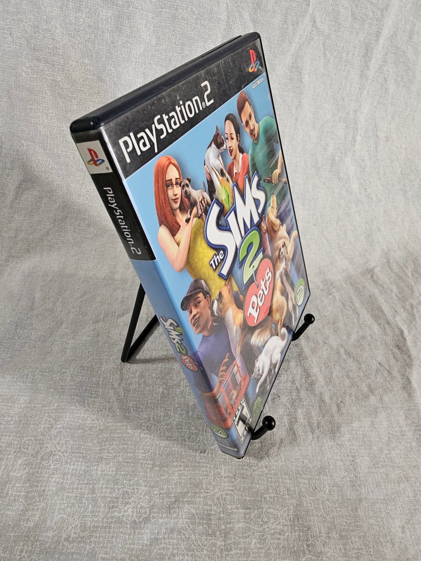 The Sims 2 Pets PS2 PlayStation 2 2005 Complete W/ Manual CIB Disc Good Tested Works - Case Manual Disc - EA Simulation Game