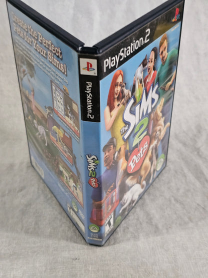 The Sims 2 Pets PS2 PlayStation 2 2005 Complete W/ Manual CIB Disc Good Tested Works - Case Manual Disc - EA Simulation Game