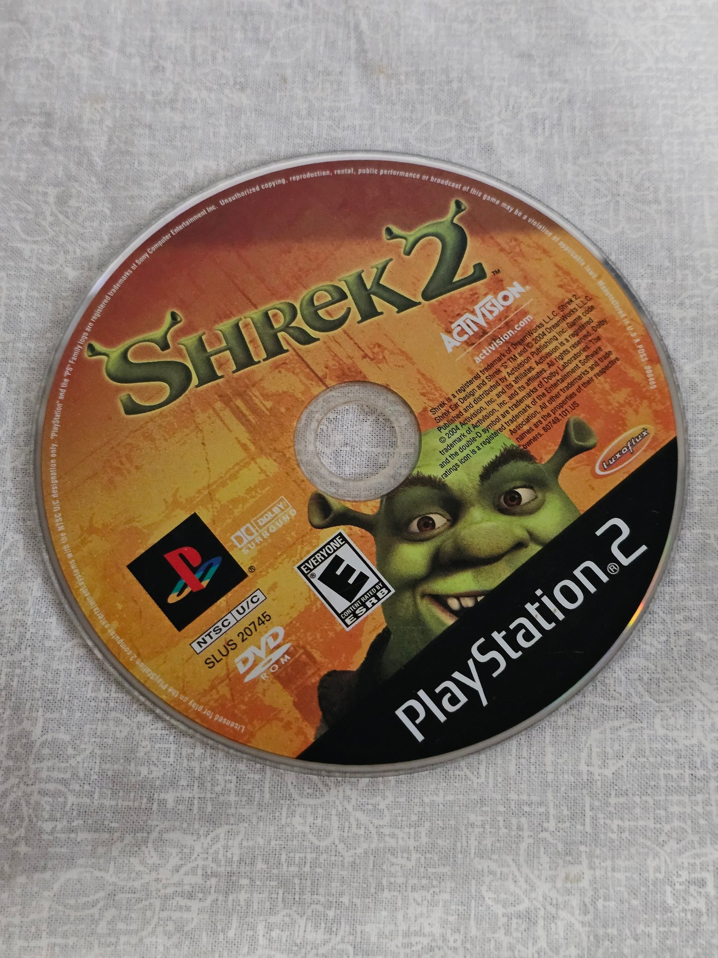 Shrek 2 Sony PlayStation 2 PS2 2004 Complete Black Label 1st Print - Case Manual Disc - Tested & Works - DreamWorks Game