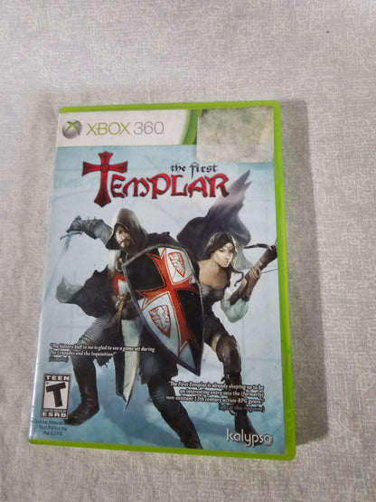 The First Templar Microsoft Xbox 360 2011 Disc Good Tested Case Good - Action Adventure Game - Co-op - Kalypso Media - No Manual