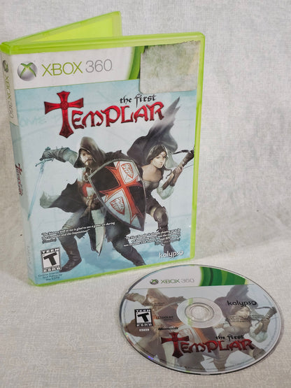 The First Templar Microsoft Xbox 360 2011 Disc Good Tested Case Good - Action Adventure Game - Co-op - Kalypso Media - No Manual