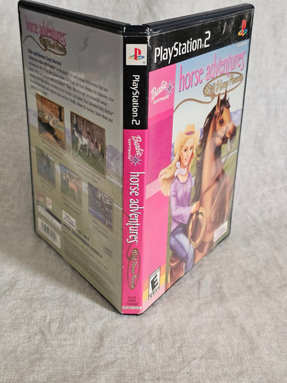 Barbie Horse Adventures Wild Horse Rescue PS2 PlayStation 2 2003 Y2K - Disc Good Tested - Case Good - No Manual - Barbie Game
