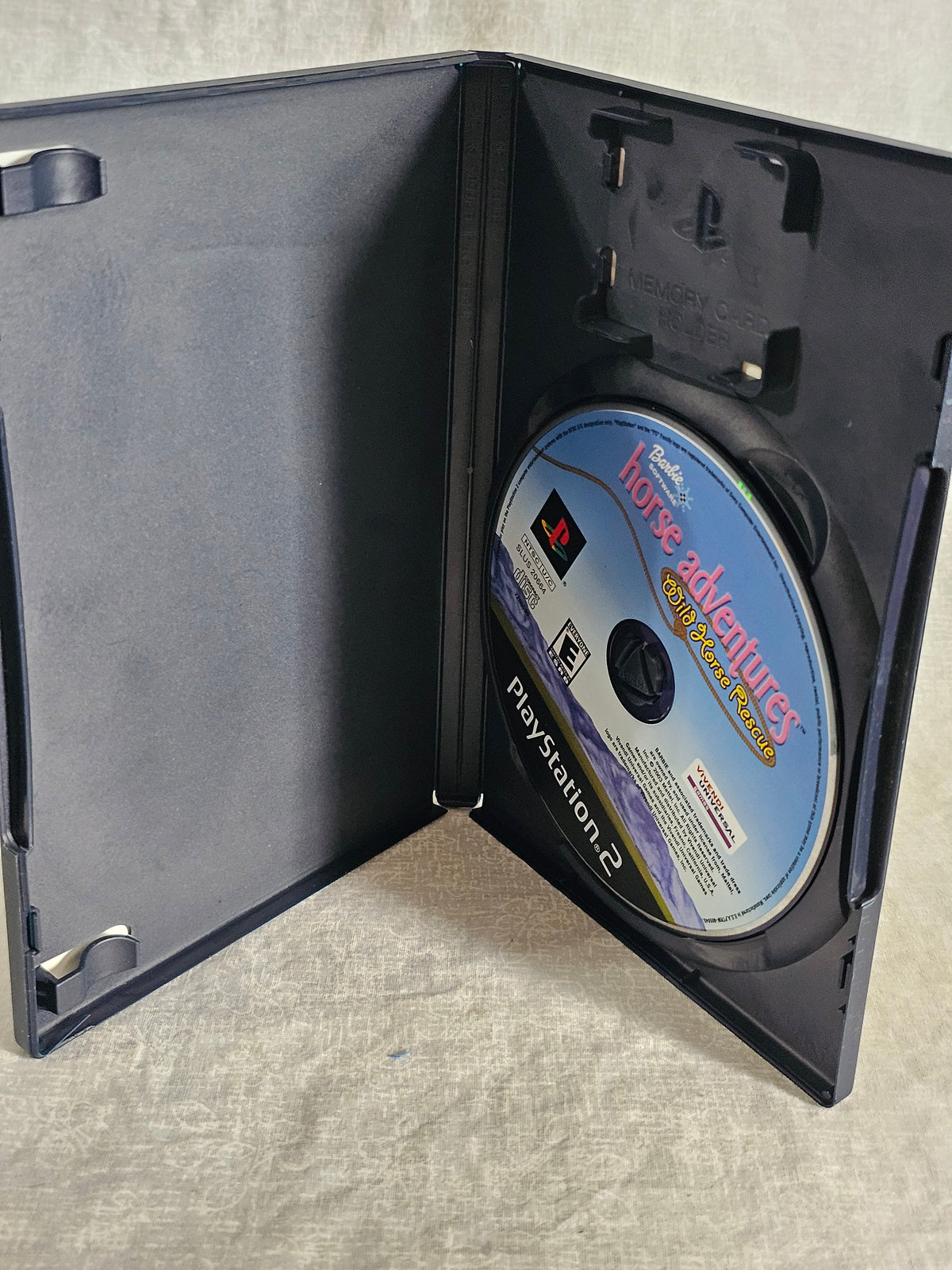 Barbie Horse Adventures Wild Horse Rescue PS2 PlayStation 2 2003 Y2K - Disc Good Tested - Case Good - No Manual - Barbie Game