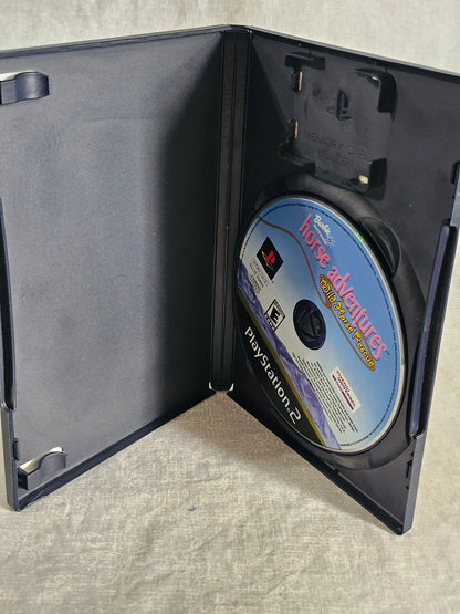 Barbie Horse Adventures Wild Horse Rescue PS2 PlayStation 2 2003 Y2K - Disc Good Tested - Case Good - No Manual - Barbie Game
