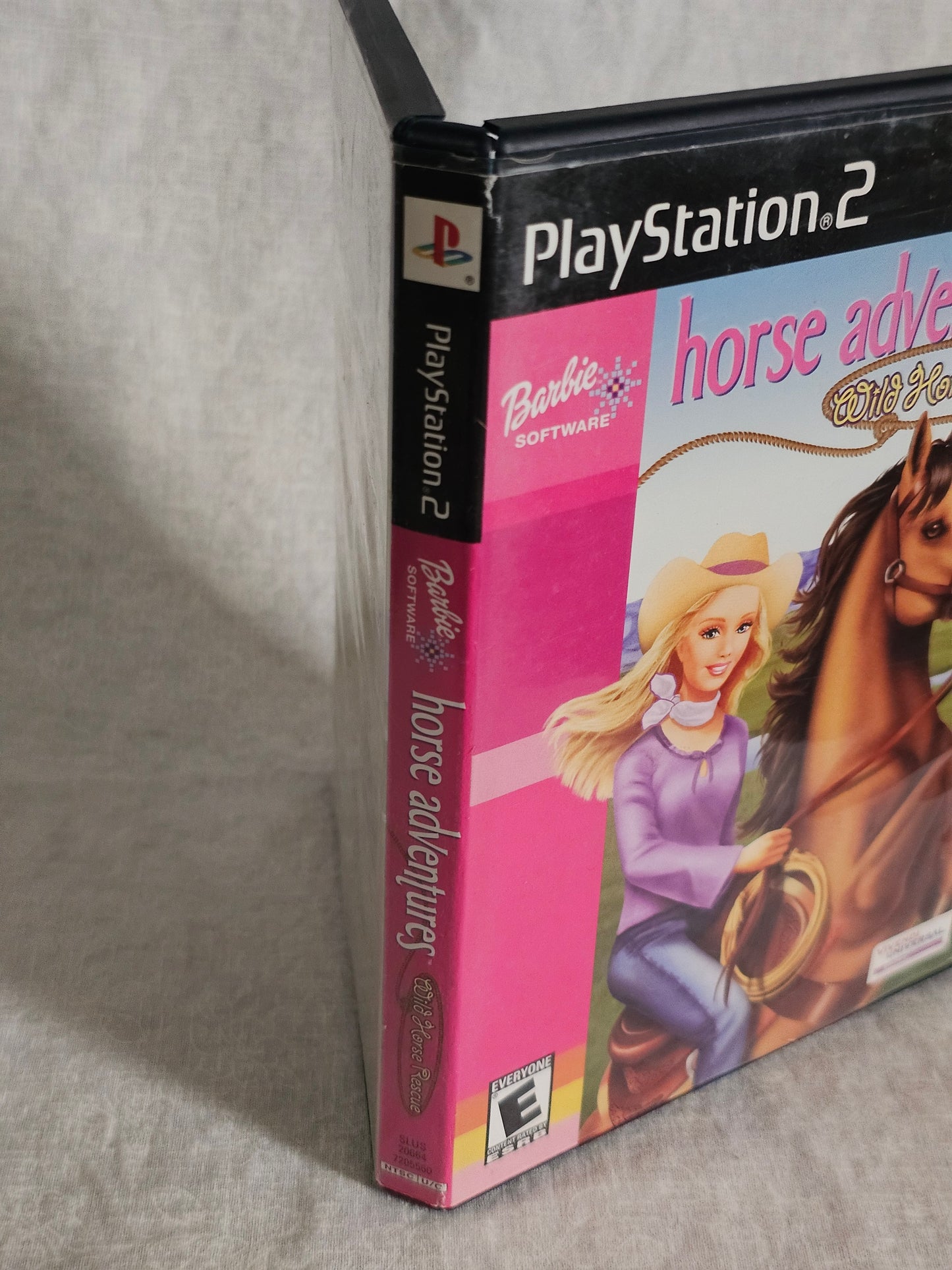 Barbie Horse Adventures Wild Horse Rescue PS2 PlayStation 2 2003 Y2K - Disc Good Tested - Case Good - No Manual - Barbie Game