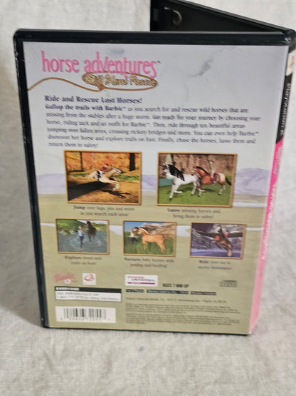 Barbie Horse Adventures Wild Horse Rescue PS2 PlayStation 2 2003 Y2K - Disc Good Tested - Case Good - No Manual - Barbie Game