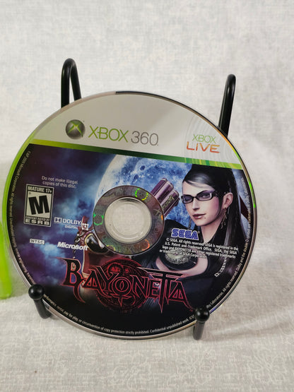 Bayonetta Xbox 360 2010 Disc Good Tested Action Game PlatinumGames Sega Witch Combat Hack Slash Collector NTSC Climax Umbra Heaven