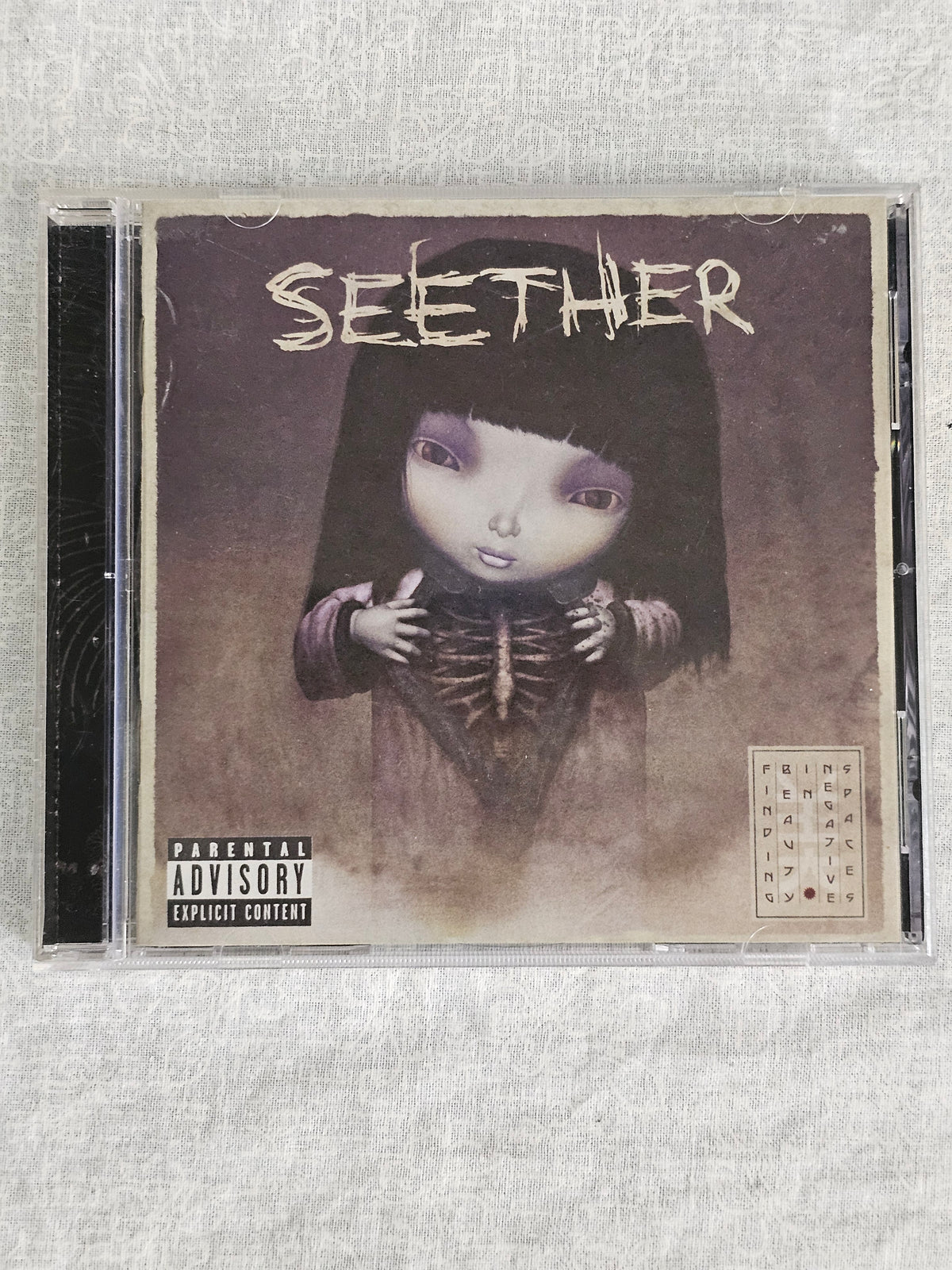 Seether Finding Beauty In Negative Spaces CD 2007 Wind-Up Alt Rock Tested [PA]