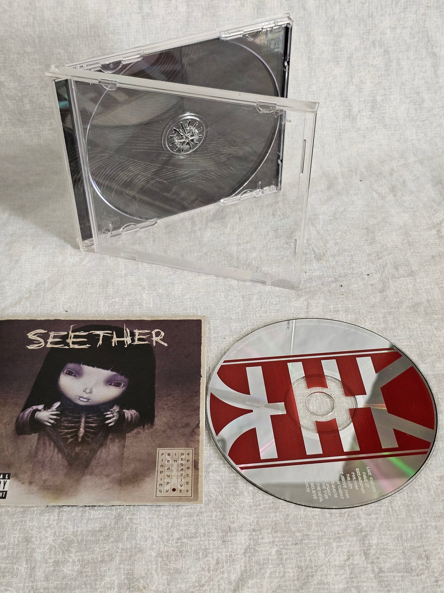 Seether Finding Beauty In Negative Spaces CD 2007 Wind-Up Alt Rock Tested [PA]