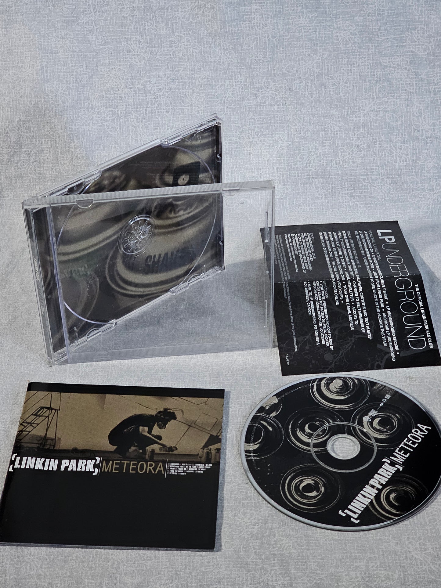 Linkin Park: Meteora Music CD Album 2003 Y2K Retro Goth With Registration Card