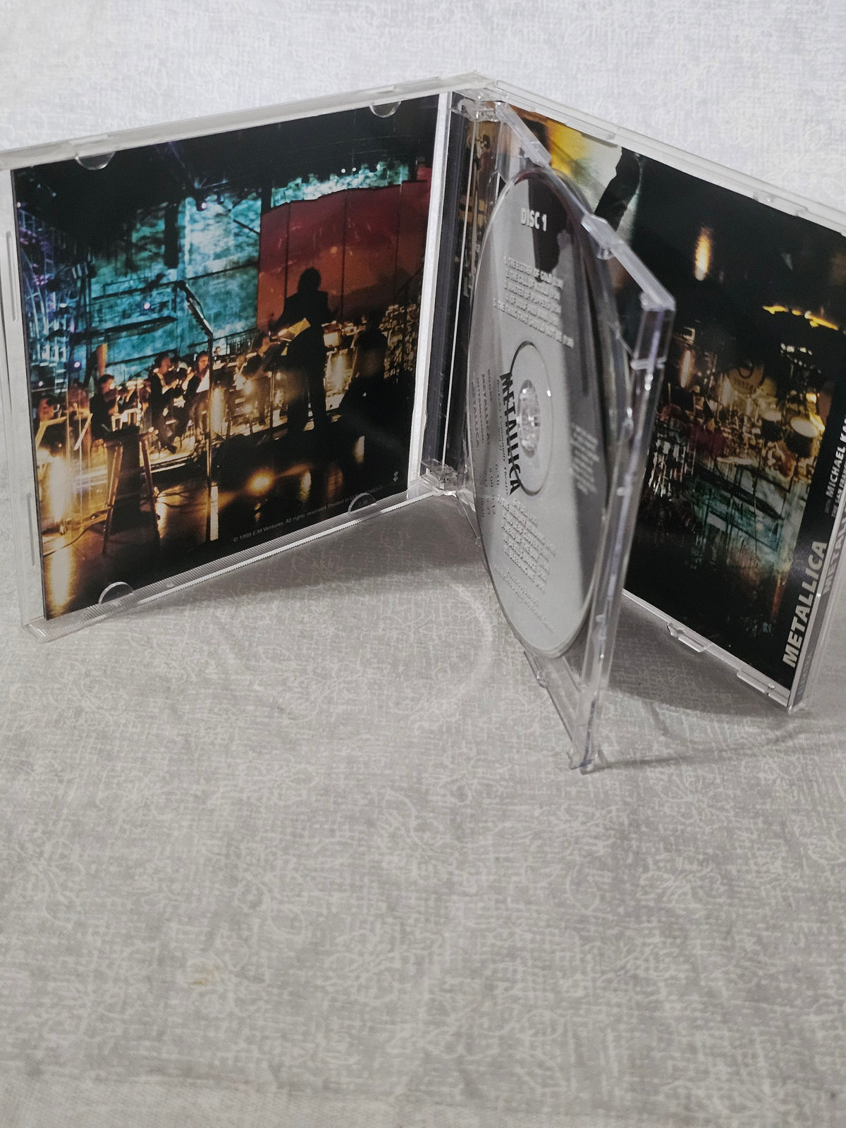 Metallica S&M 2 Disc CD 1999 Symphony Metal Live San Francisco Orchestra Elektra Collector Double Album Enter Sandman Original Pressing Set