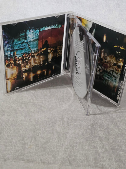 Metallica S&M 2 Disc CD 1999 Symphony Metal Live San Francisco Orchestra Elektra Collector Double Album Enter Sandman Original Pressing Set