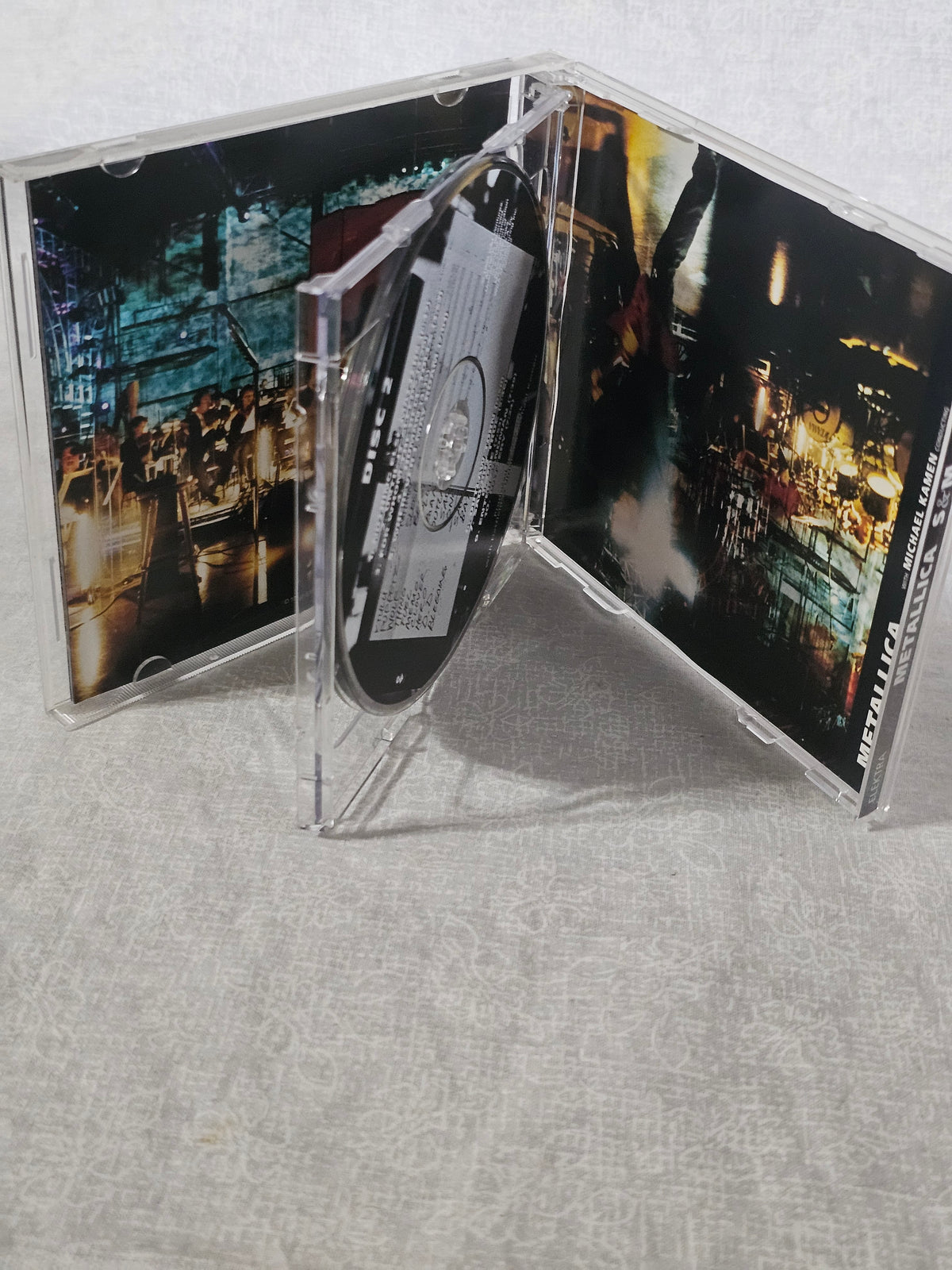 Metallica S&M 2 Disc CD 1999 Symphony Metal Live San Francisco Orchestra Elektra Collector Double Album Enter Sandman Original Pressing Set