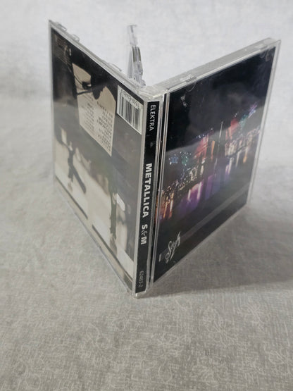 Metallica S&M 2 Disc CD 1999 Symphony Metal Live San Francisco Orchestra Elektra Collector Double Album Enter Sandman Original Pressing Set