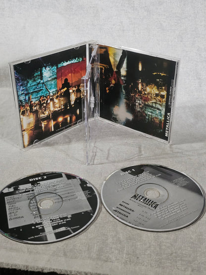 Metallica S&M 2 Disc CD 1999 Symphony Metal Live San Francisco Orchestra Elektra Collector Double Album Enter Sandman Original Pressing Set