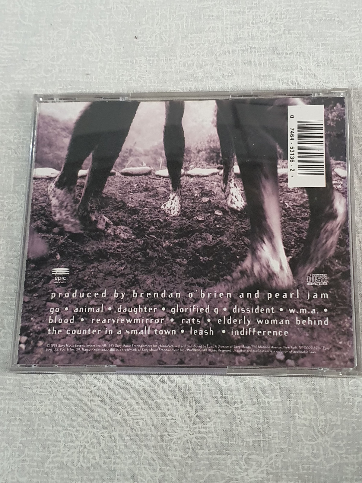 Pearl Jam Self Titled CD Epic Associated Zk 53136 2006 Avocado Alternative Rock Grunge Collector Original Pressing World Wide