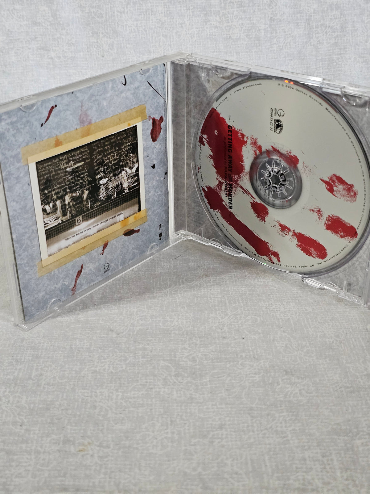 Papa Roach Getting Away Murder PA CD 2004 Geffen Records Alt Rock Scars Last Resort Tested Collector Original Pressing Edition