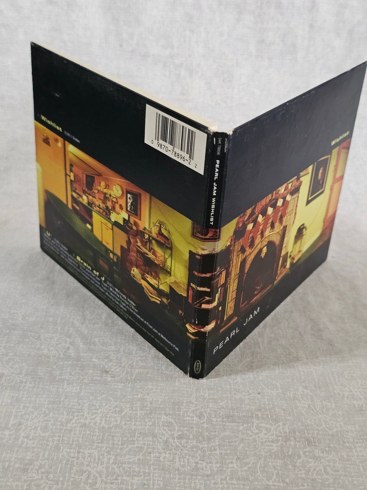 Pearl Jam Wishlist U Brain Of J CD 1998 Epic 34K 78896 Single Grunge Alt Rock Yield Era Collector Rare Import Original Pressing
