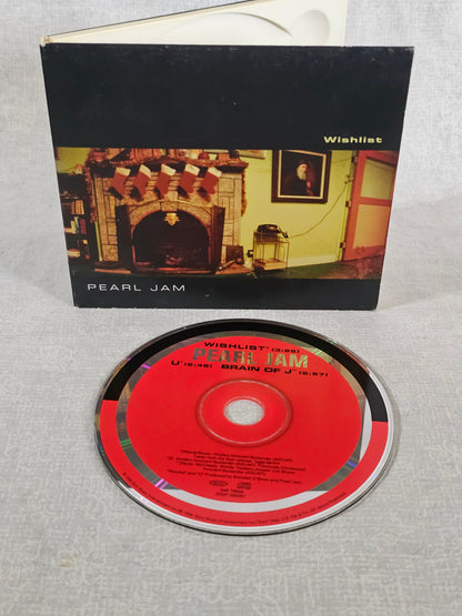 Pearl Jam Wishlist U Brain Of J CD 1998 Epic 34K 78896 Single Grunge Alt Rock Yield Era Collector Rare Import Original Pressing