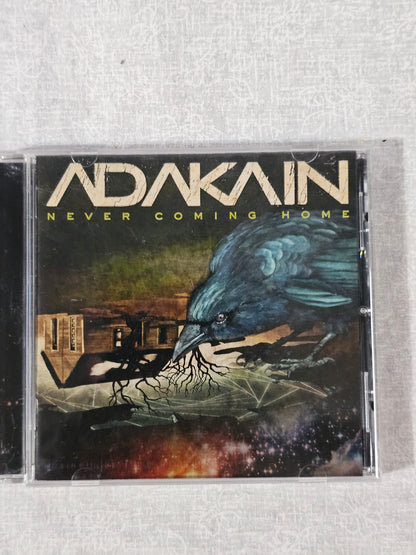 Adakain Never Coming Home CD 2015 Heavy Metal Underground Independent Release Rare Collector Original Pressing Thrash Groove Album Tested