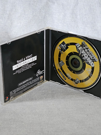 Invasion From Beyond PS1 PlayStation 1 Complete CIB Disc Good Tested Retro Game Sci Fi Shooter GT Interactive 1998 Collector Edition Box Manual