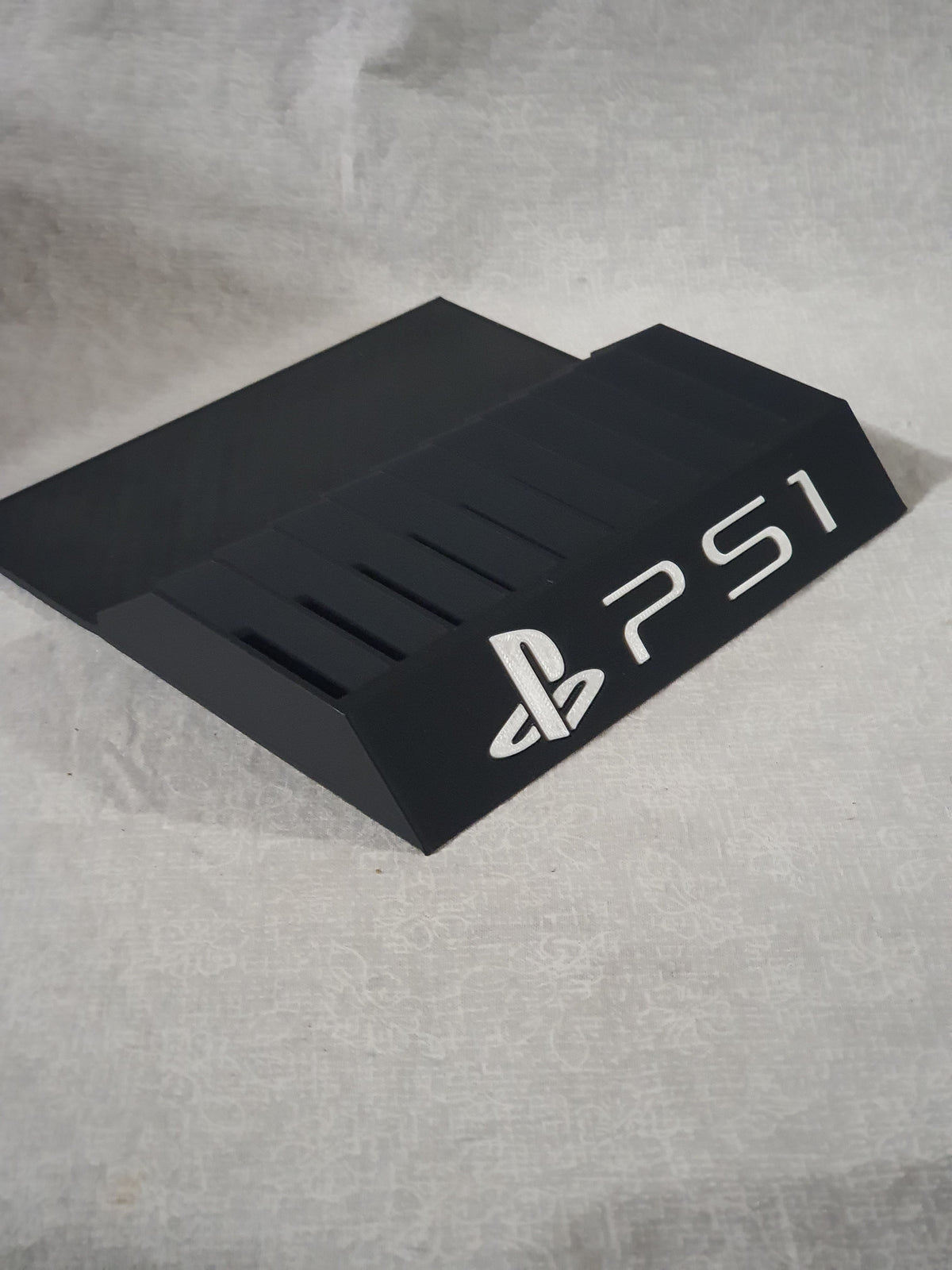 Sony PS1 Holder PlayStation 1 Videogame Organizer Space Saver Storage Display Rack Stand Console Collection Shelf Gaming Room Decor Tray