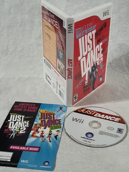 Just Dance Wii Disc Very Good Tested Nintendo 2009 Party Game Ubisoft Original Rhythm Music Collector Edition Family Fun Complete Case