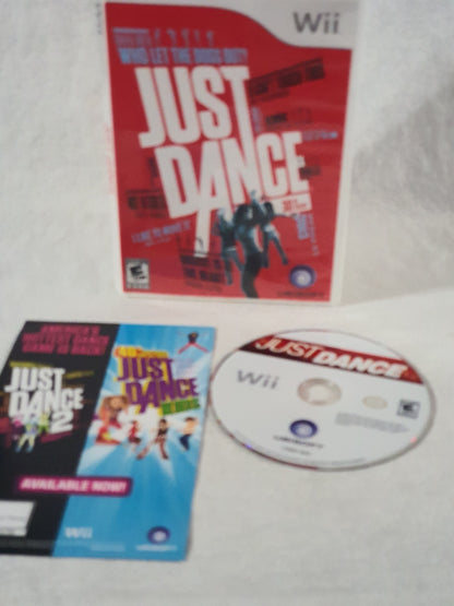 Just Dance Wii Disc Very Good Tested Nintendo 2009 Party Game Ubisoft Original Rhythm Music Collector Edition Family Fun Complete Case