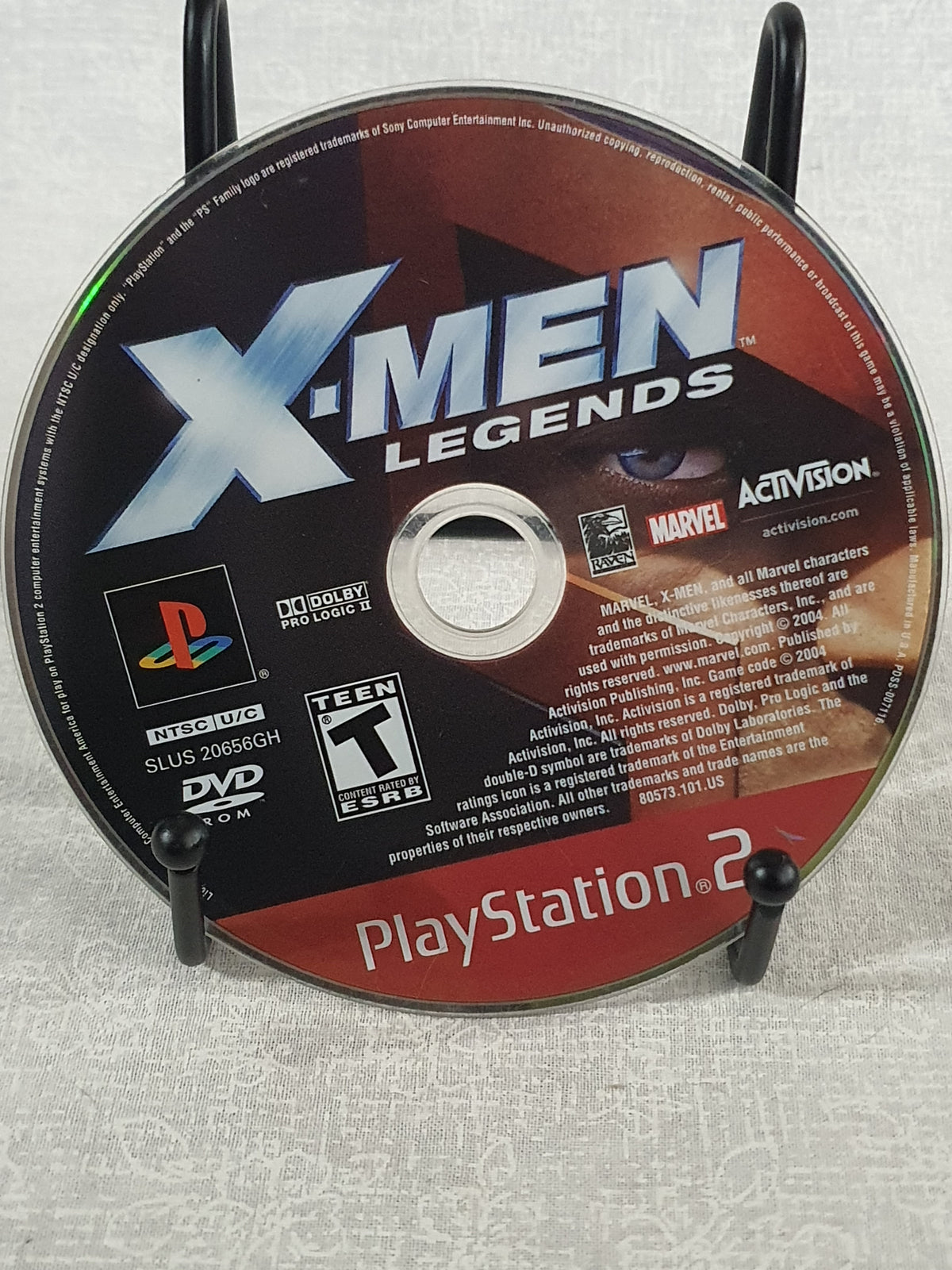 X-Men Legends PS2 Disc Very Good PlayStation 2 2004 Activision Marvel Tested Action RPG Wolverine Cyclops Collector Game Original Edition