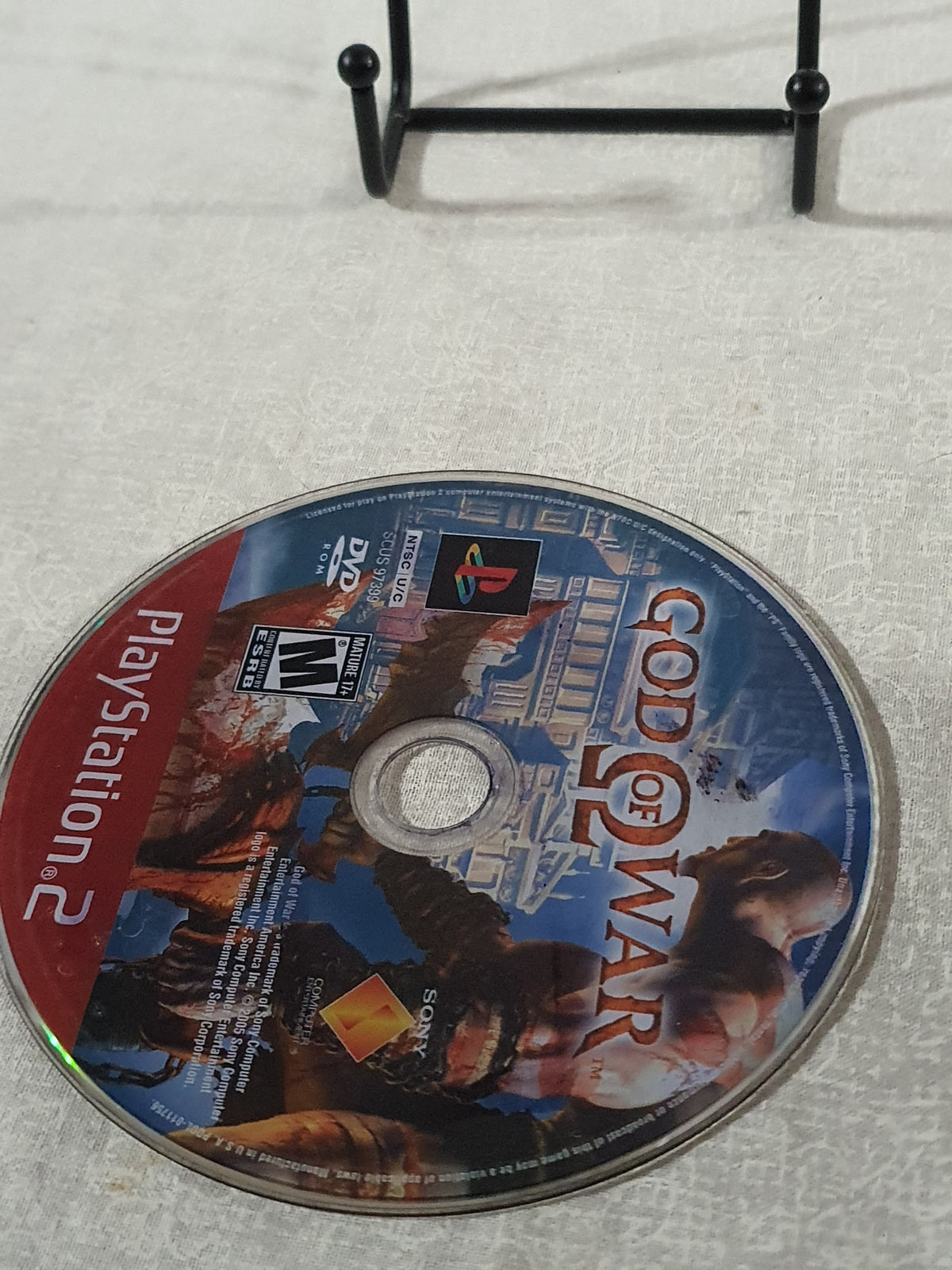 God of War PlayStation 2 Very Good Game Disc Tested Sony 2005 Action Adventure Kratos Collector Black Label Original CIB Mythology Classic