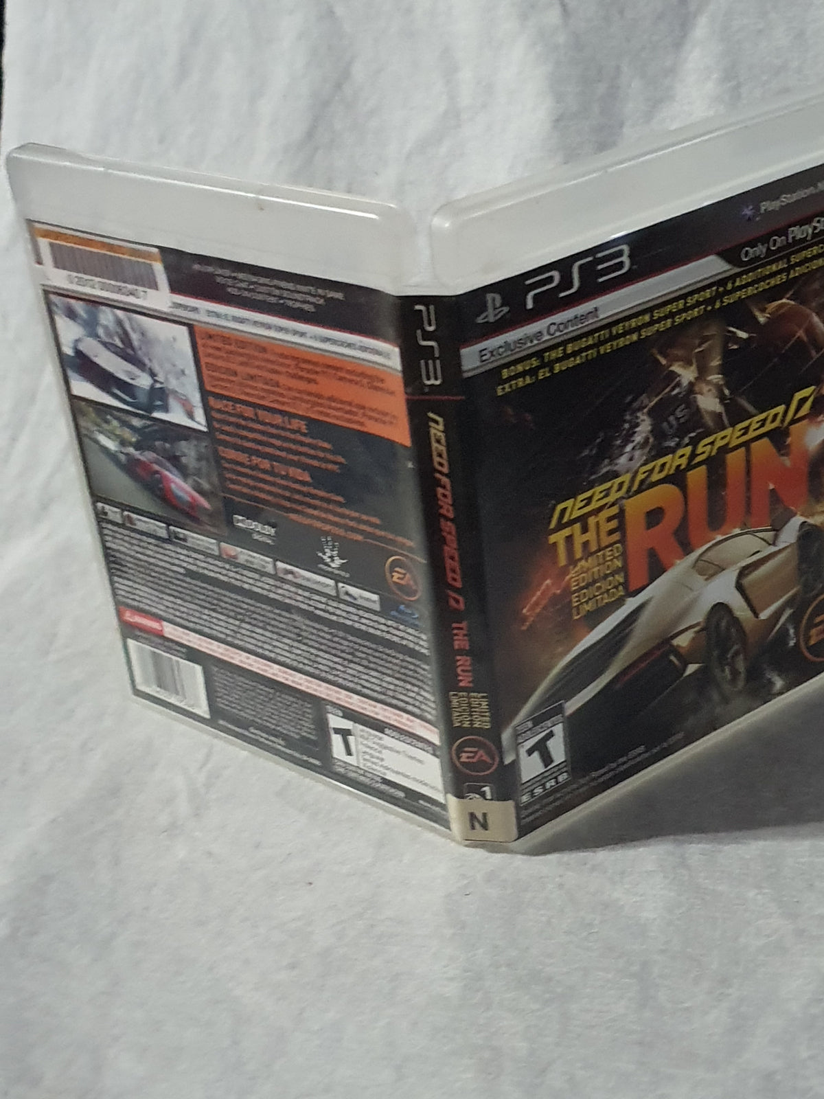 Need for Speed The Run PS3 Racing Game EA Black Box Tested Working Collector Edition Story Mode Frostbite Original Case 2011