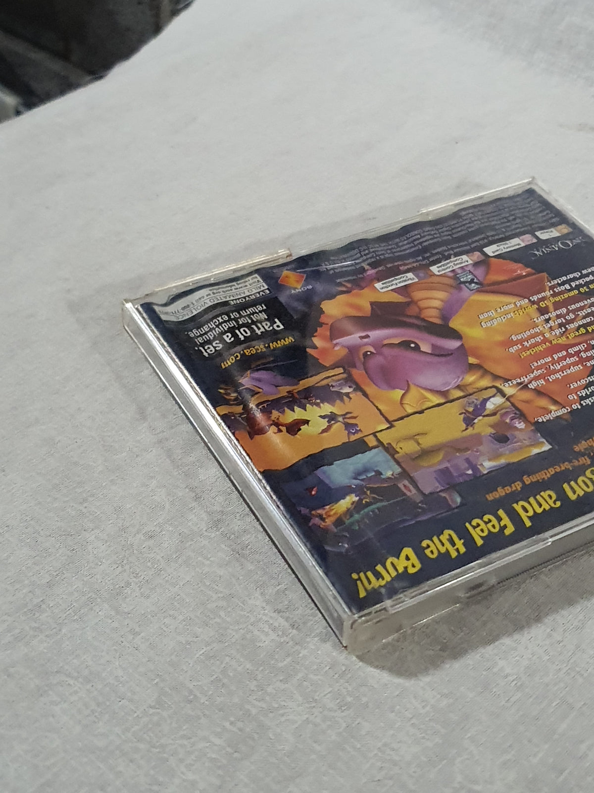 Spyro Year of the Dragon PS1 PlayStation 1 Very Good Disc Tested Working 2000 Insomniac Platformer Original Game Case Classic
