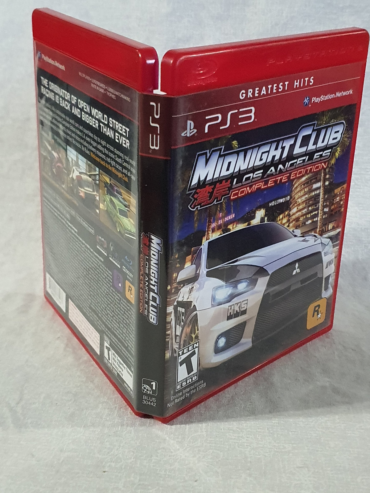 Midnight Club: Los Angeles Complete Edition PS3 Sony PlayStation 3 2009 Very Good