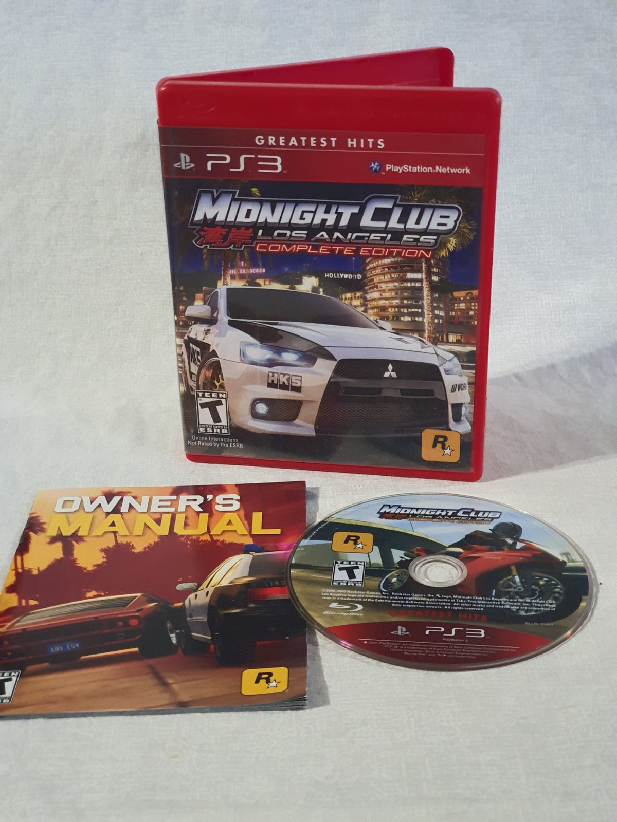 Midnight Club: Los Angeles Complete Edition PS3 Sony PlayStation 3 2009 Very Good