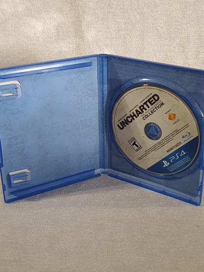 Uncharted Nathan Drake Collection PS4 PlayStation 4 Complete 2015 Disc Good Tested Collector Trilogy Remastered Naughty Dog Original Case Action