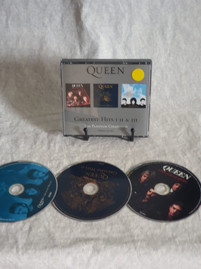 Queen I II III CD Lot 3 Albums Classic Rock Freddie Mercury Tested Very Good Original Pressing Collector Hollywood Remastered Box Set Essential