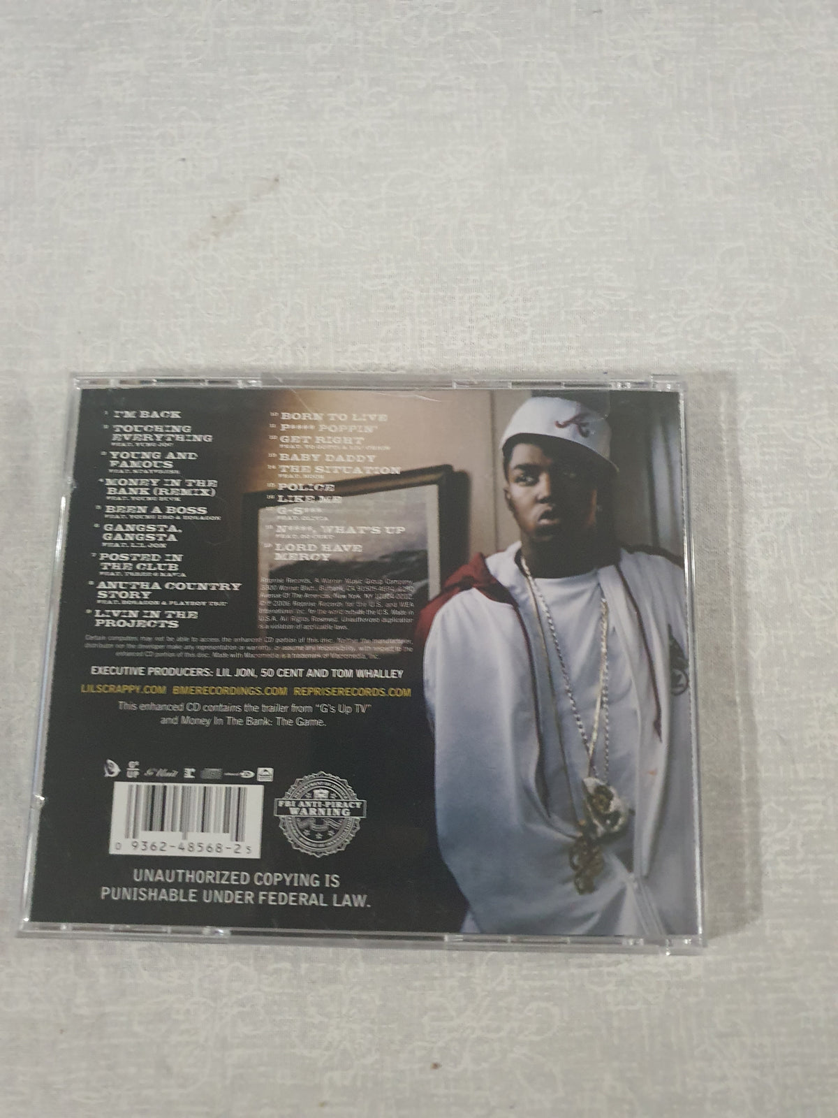 Lil Scrappy Bred 2 Die Born To Live CD Album 2006 Hip Hop Crunk Tested Great Collector BME G Unit Reprise Southern Classic Original