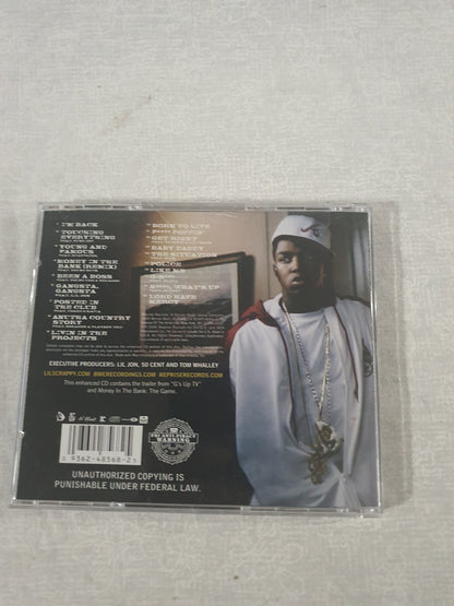 Lil Scrappy Bred 2 Die Born To Live CD Album 2006 Hip Hop Crunk Tested Great Collector BME G Unit Reprise Southern Classic Original
