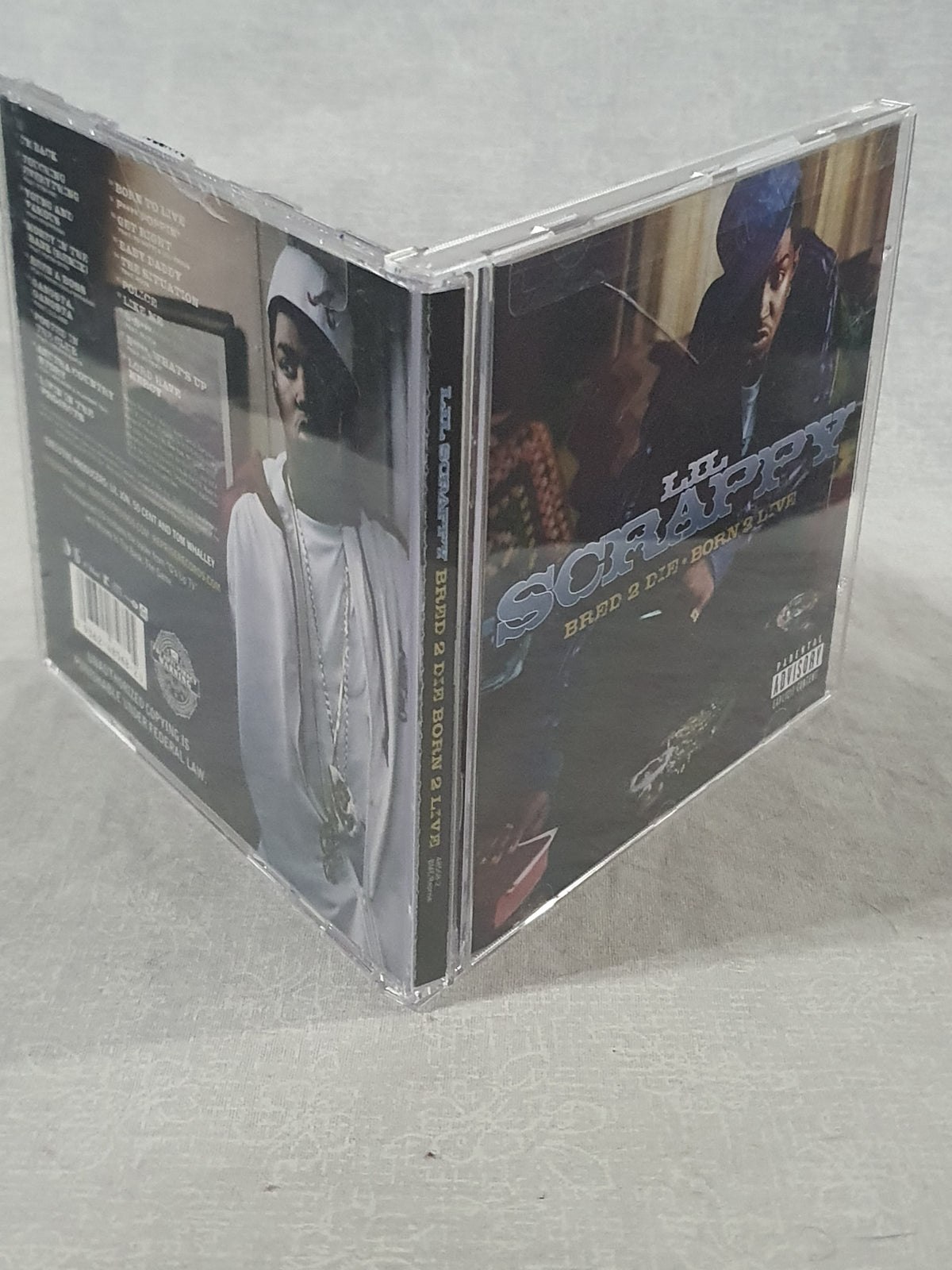 Lil Scrappy Bred 2 Die Born To Live CD Album 2006 Hip Hop Crunk Tested Great Collector BME G Unit Reprise Southern Classic Original