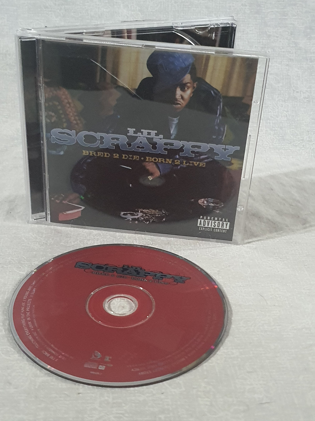Lil Scrappy Bred 2 Die Born To Live CD Album 2006 Hip Hop Crunk Tested Great Collector BME G Unit Reprise Southern Classic Original
