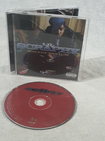 Lil Scrappy Bred 2 Die Born To Live CD Album 2006 Hip Hop Crunk Tested Great Collector BME G Unit Reprise Southern Classic Original
