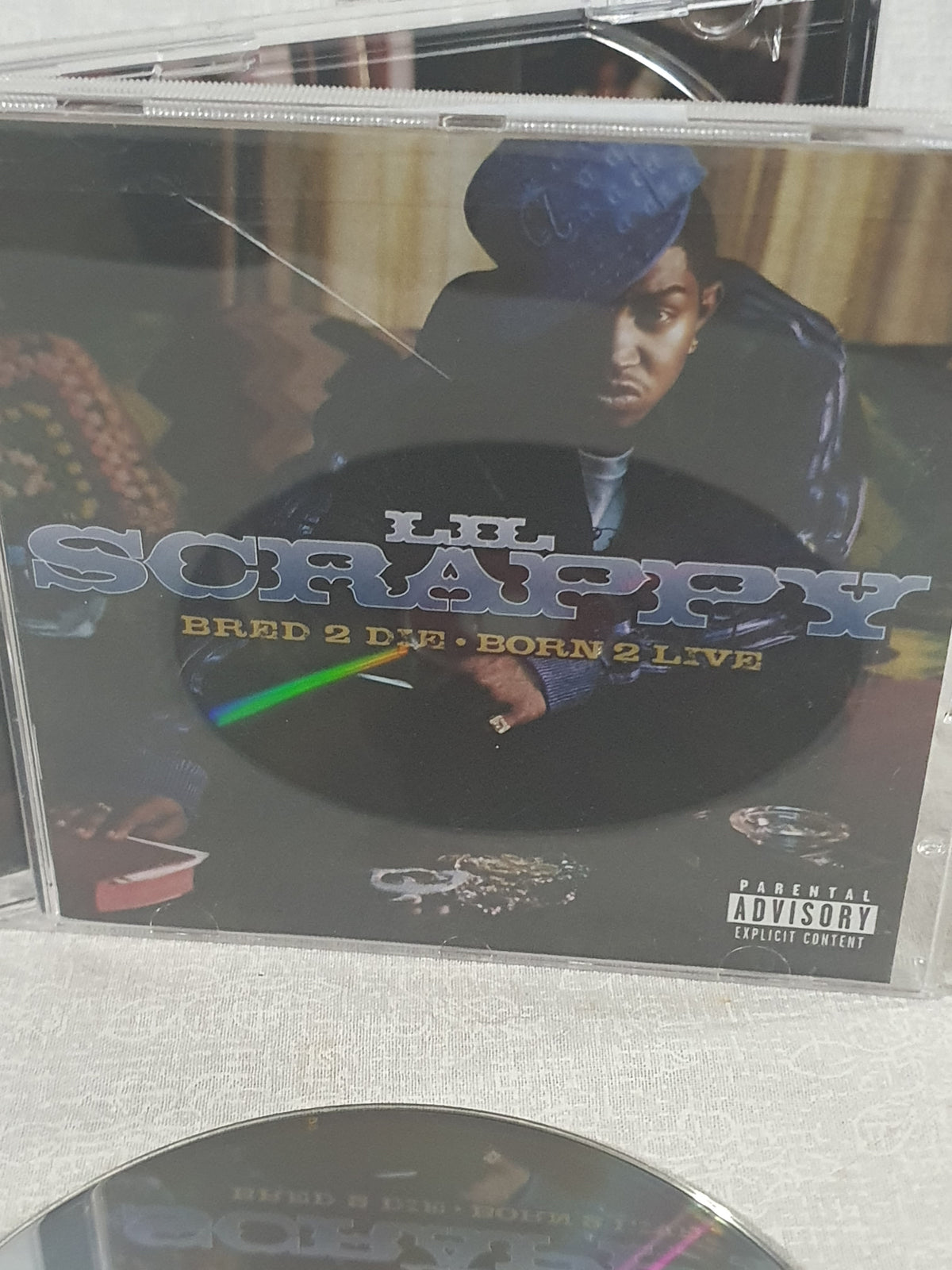 Lil Scrappy Bred 2 Die Born To Live CD Album 2006 Hip Hop Crunk Tested Great Collector BME G Unit Reprise Southern Classic Original